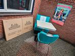 FIFTIES SIXTIES  BEL AIR DINER BANK TAFEL MET STOELEN, Huis en Inrichting, Stoelen, Ophalen, Overige kleuren, Eén, Metaal