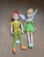 Disney Peter Pan en Tinkerbell poppen / knuffels, Overige typen, Ophalen of Verzenden, Zo goed als nieuw