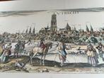Vintage Utrecht panorama prent ingelijst, Ophalen of Verzenden