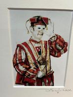 Tekening van de prins Bergen op Zoom, Antiek en Kunst, Kunst | Tekeningen en Foto's, Ophalen of Verzenden