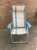 4 Crespo standenstoelen en 2 voetensteunen 4 campingstoelen, Ophalen, Gebruikt, Nvt, Inklapbaar