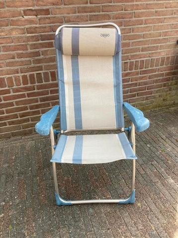 4 Crespo tuinstoelen en 2 voetensteun  beschikbaar voor biedingen