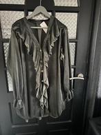 Nieuwe groene roezelblouse velours tm. 54 draagbaar, Ophalen of Verzenden, Nieuw, Groen, Trui of Vest