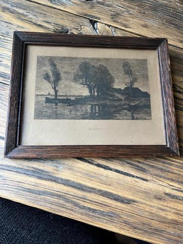 ets gravure naar th.de Bock van Willem Steelink beschikbaar voor biedingen