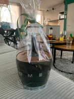 Nieuwe Smeg messenblok - nooit gebruikt! Zwart, Huis en Inrichting, Keuken | Bestek, Ophalen of Verzenden, Nieuw, Hout, Los bestek