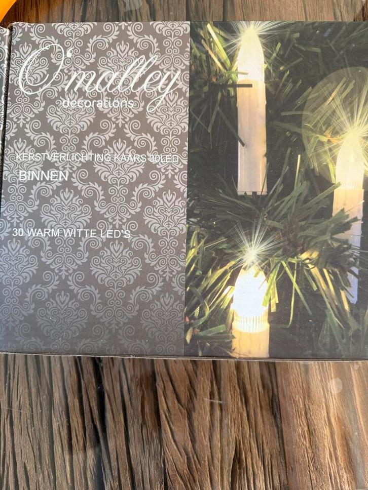 O’malley kerst kaarsvormige lampjes️, Diversen, Kerst, Nieuw, Ophalen of Verzenden