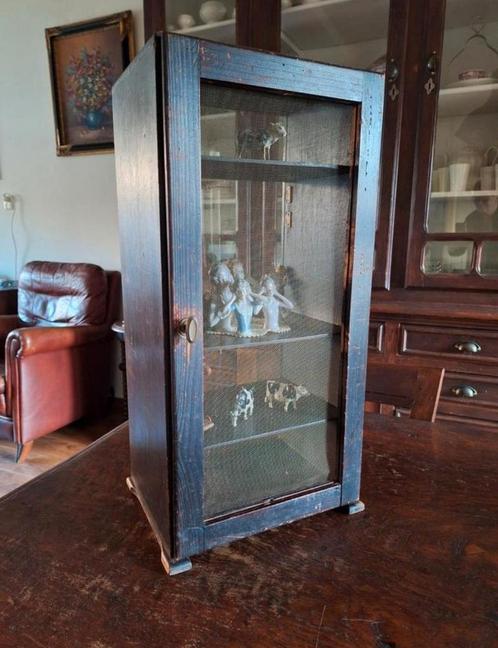 Antiek Houten Toonbankkastje/Kastje/Vitrinekastje/Kast, Antiek en Kunst, Curiosa en Brocante, Ophalen of Verzenden