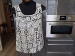 zgan Wit zwarte top Saint Tropez mt XL, Overige kleuren, Maat 46/48 (XL) of groter, Ophalen of Verzenden, Zo goed als nieuw