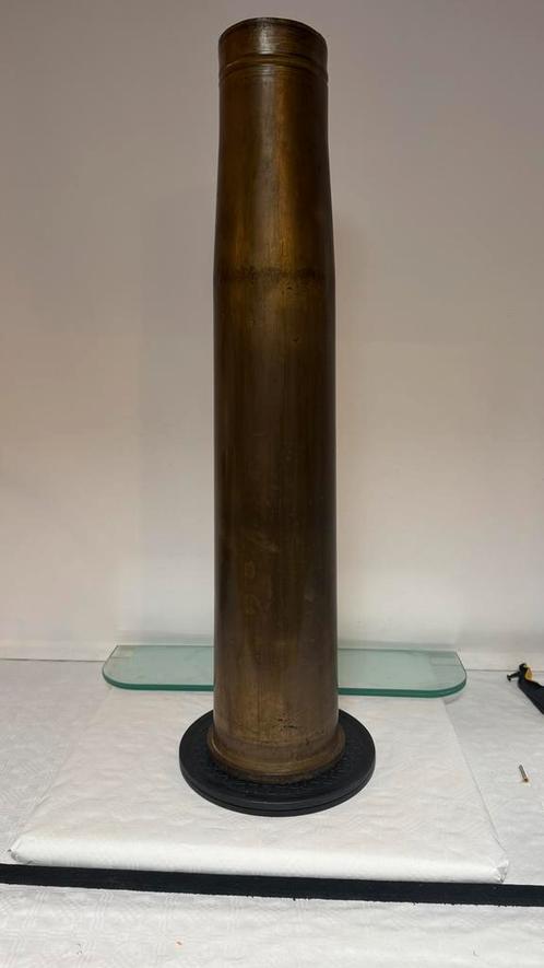 Koperen granaat huls, Verzamelen, Militaria | Tweede Wereldoorlog, Hulzen of Bodemvondsten, Nederland, Ophalen of Verzenden