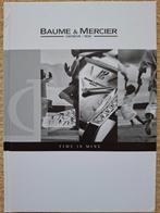 Baume & Mercier horlogeboek modellen 2005, Ophalen of Verzenden, Zo goed als nieuw, Catalogus