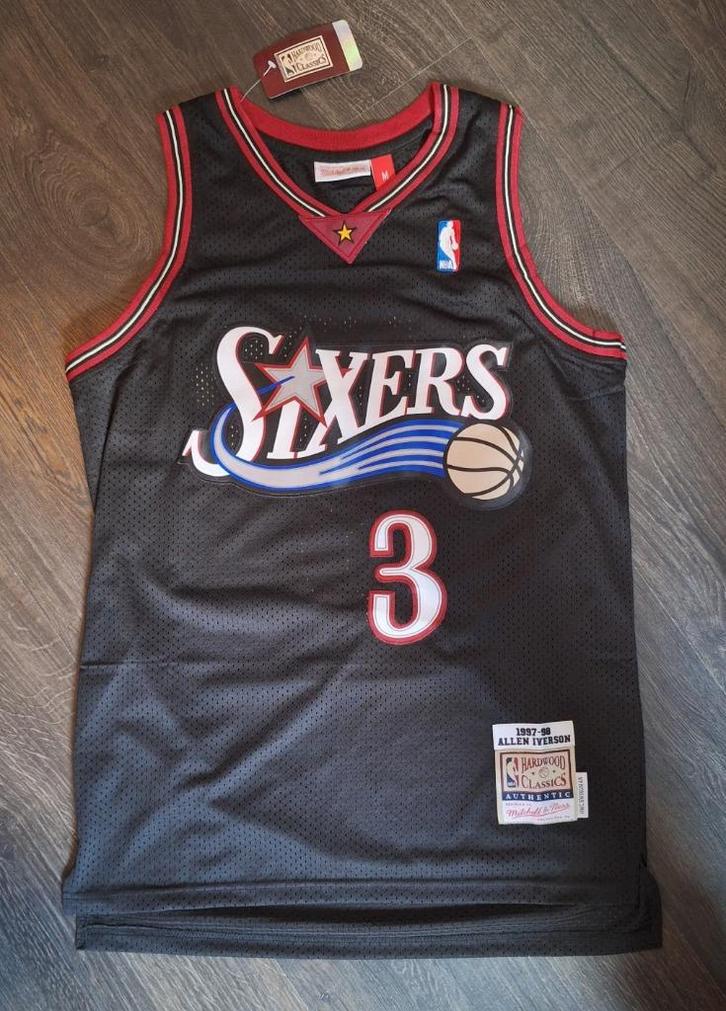 Philadelphia 76ers (Sixers) Allen Iverson #3 vintage jersey, Sport en Fitness, Basketbal, Nieuw, Kleding, Verzenden