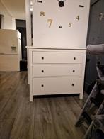 Ikea hemnes ladekast wit met 3 lades., Ophalen, Gebruikt