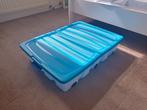 Opbergbox met wieltjes voor onder bed, Doe-het-zelf en Verbouw, Kratten en Dozen, Ophalen, 75 tot 100 cm, Zo goed als nieuw, Minder dan 35 cm