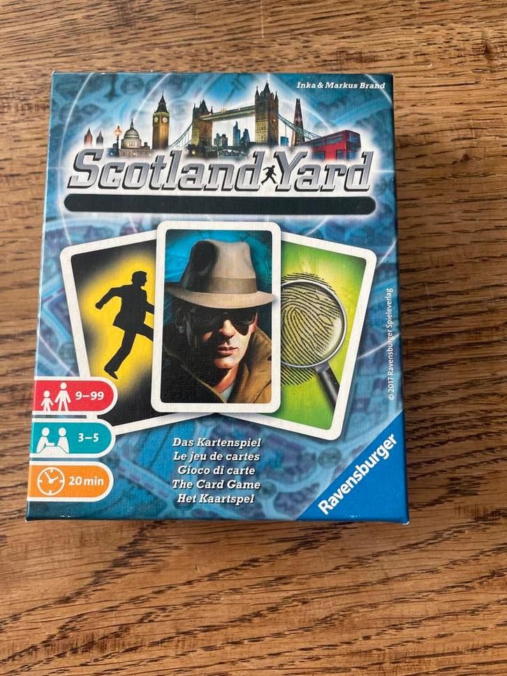Scotland Yard Kaartspel - Ravensburger, Hobby en Vrije tijd, Gezelschapsspellen | Kaartspellen, Nieuw, Drie of vier spelers, Ophalen of Verzenden