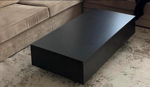 Prachtige zwarte salontafel, Huis en Inrichting, Tafels | Salontafels, Zo goed als nieuw, Minder dan 50 cm, 50 tot 100 cm, 100 tot 150 cm