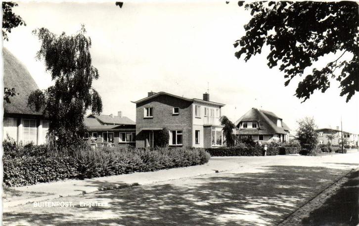 Buitenpost, Erigalaan - ongelopen, Verzamelen, Ansichtkaarten | Nederland, Ongelopen, Noord-Brabant, Voor 1920, Ophalen of Verzenden