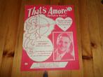That's amore - warren / brooks / tilaar, Muziek en Instrumenten, Bladmuziek, Gebruikt, Zang, Ophalen of Verzenden, Artiest of Componist