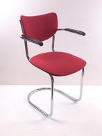 Vintage Gispen stijl stoel met chromen buisframe, Ophalen, Gebruikt, Overige materialen, Gispen