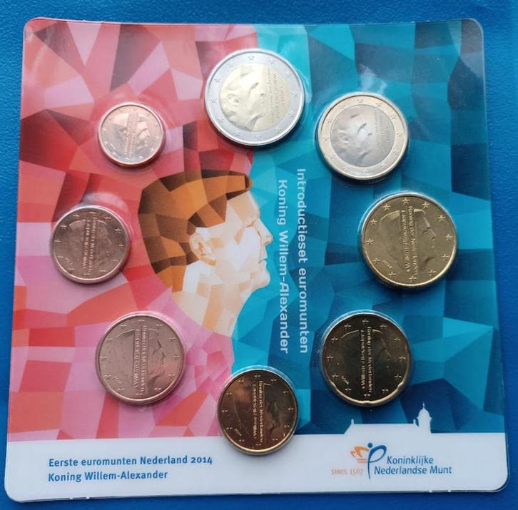 Introductieset euromunten Koning Willem-Alexander 2014, Postzegels en Munten, Munten | Nederland, Setje, Euro's, Verzenden