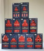 9 Hollandse Huisjes Kerst Postcode Loterij + 6 Kersthangers, Diversen, Kerst, Ophalen of Verzenden, Zo goed als nieuw