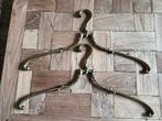 Set van 2 prachtige messing kledinghangers, Ophalen, Hout