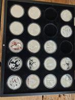 Set zilveren Panda munten 1 oz, Ophalen of Verzenden, Zilver