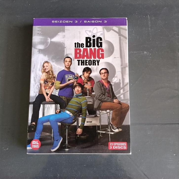 B3-1) The Big Bang Theory - seizoen 3 - box, Cd's en Dvd's, Dvd's | Tv en Series, Zo goed als nieuw, Komedie, Boxset, Alle leeftijden
