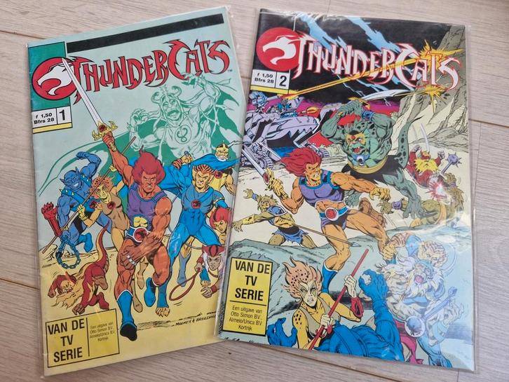 1989 thundercats comics strips otto simon strip comic 1 en 2, Boeken, Strips | Comics, Zo goed als nieuw, Meerdere comics, Europa