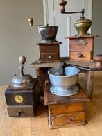 Brocante oude houten koffie molens, Ophalen of Verzenden