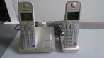 Panasonic Dect telefoonset (duo), Ophalen of Verzenden, Zo goed als nieuw, 2 handsets, Stralingsarm