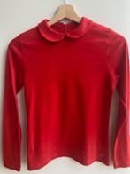 Rode longsleeve met kraag van Petit Bateau mt. 146/152, Kinderen en Baby's, Meisje, Nieuw, Ophalen of Verzenden, Petit Bateau