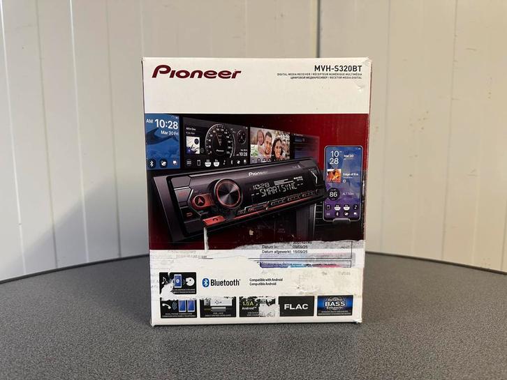 Pioneer MVH-S320BT - Autoradio met Bluetooth - USB - 1 Din, Auto diversen, Autoradio's, Zo goed als nieuw, Ophalen of Verzenden