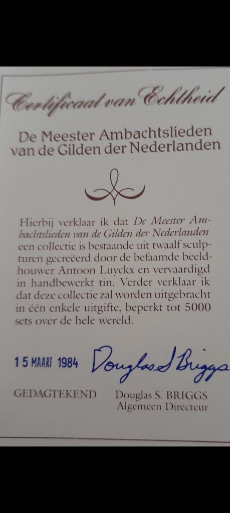 Tinnen beeldjes, Antiek en Kunst, Curiosa en Brocante, Ophalen of Verzenden