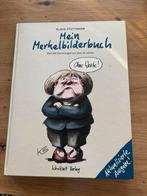 „Mein Merkelbilderbuch“ gebonden boek met cartoons Merkel, Ophalen of Verzenden, Zo goed als nieuw