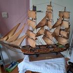 Vintage Model Zeilschip - Prachtig Decoratiestuk, Ophalen of Verzenden, Gebruikt, 1:50 tot 1:200, Overige merken