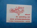 oud lucifermerk St Gabriël Kollege Paters Passionisten MOOK, Verzamelen, Rookartikelen, Aanstekers en Luciferdoosjes, Ophalen of Verzenden