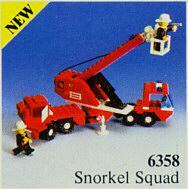 Lego 6358 Snorkel Squad Vintage Brandweerwagen beschikbaar voor biedingen