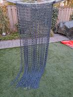 vliegergordijn antraciet grijs pvc buisjes 90 x 230cm 2 stuk, 200 cm of meer, Zo goed als nieuw, 50 tot 100 cm, Ophalen of Verzenden