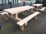 Stoere Robuuste picknick tafel | Picknick tafel stoer!, Ophalen of Verzenden, Nieuw, Rechthoekig