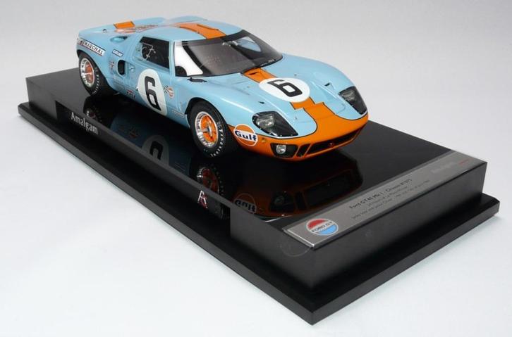 Ford GT40 Mk1 #6 LeMans 1:18 van Amalgam, Hobby en Vrije tijd, Modelauto's | 1:18, Nieuw, Auto, Overige merken, Ophalen of Verzenden