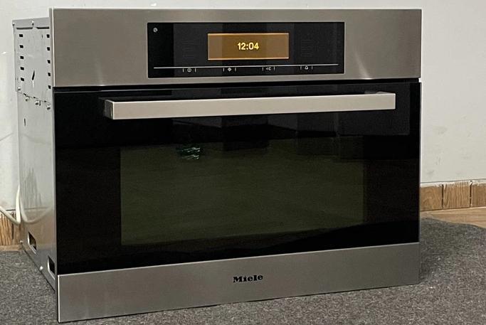 Miele h5080bm combi magnetron, Witgoed en Apparatuur, Magnetrons, Gebruikt, Inbouw, Combimagnetron, 45 tot 60 cm, Crisp, Grill