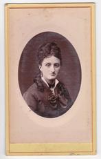 CDV van een Vrouw - Foto Jules Amouroux Aurillac -, Gebruikt, Verzenden, Foto, Buitenland