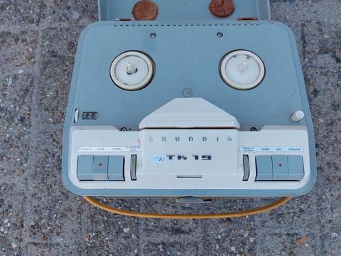 Grundig TK19, Audio, Tv en Foto, Bandrecorders, Bandrecorder, Met stofkap, Ophalen of Verzenden