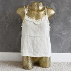 Mooi Zara Topje 100% Linnen - 94 (S) € 15,-, Ophalen of Verzenden, Zo goed als nieuw, Wit, Zara