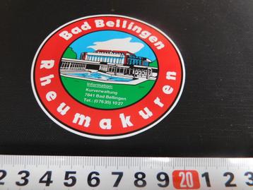 sticker Duitsland Bad Bellingen Rheumakuren  beschikbaar voor biedingen