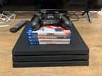 PlayStation 4 Pro met controller en games!, Spelcomputers en Games, Spelcomputers | Sony PlayStation 4, Ophalen, Met games, Zo goed als nieuw