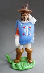 Om 1950 Glaskunst Beeld Musketier D'Artagnan Boheems Glas, Antiek en Kunst, Ophalen of Verzenden
