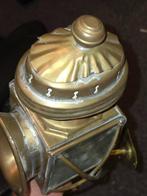 Vintage koetslamp, boot lamp. Koperen lamp, Ophalen of Verzenden