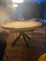 Mango houten eettafel, Ophalen, Mangohout, Rond, Zo goed als nieuw