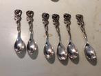 Set van 6 Hollandse plated theelepels, Ophalen of Verzenden